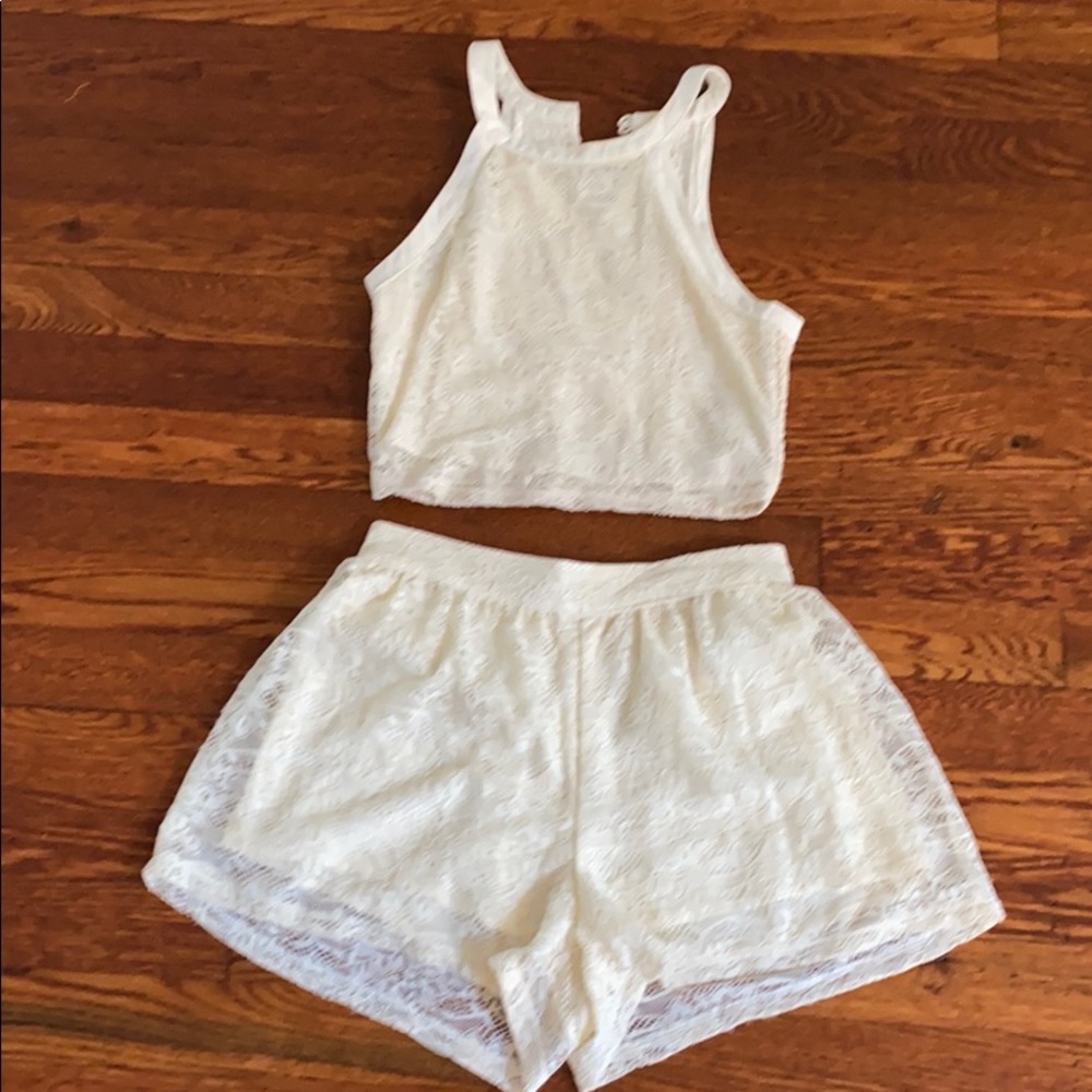 Two pc shorts set
